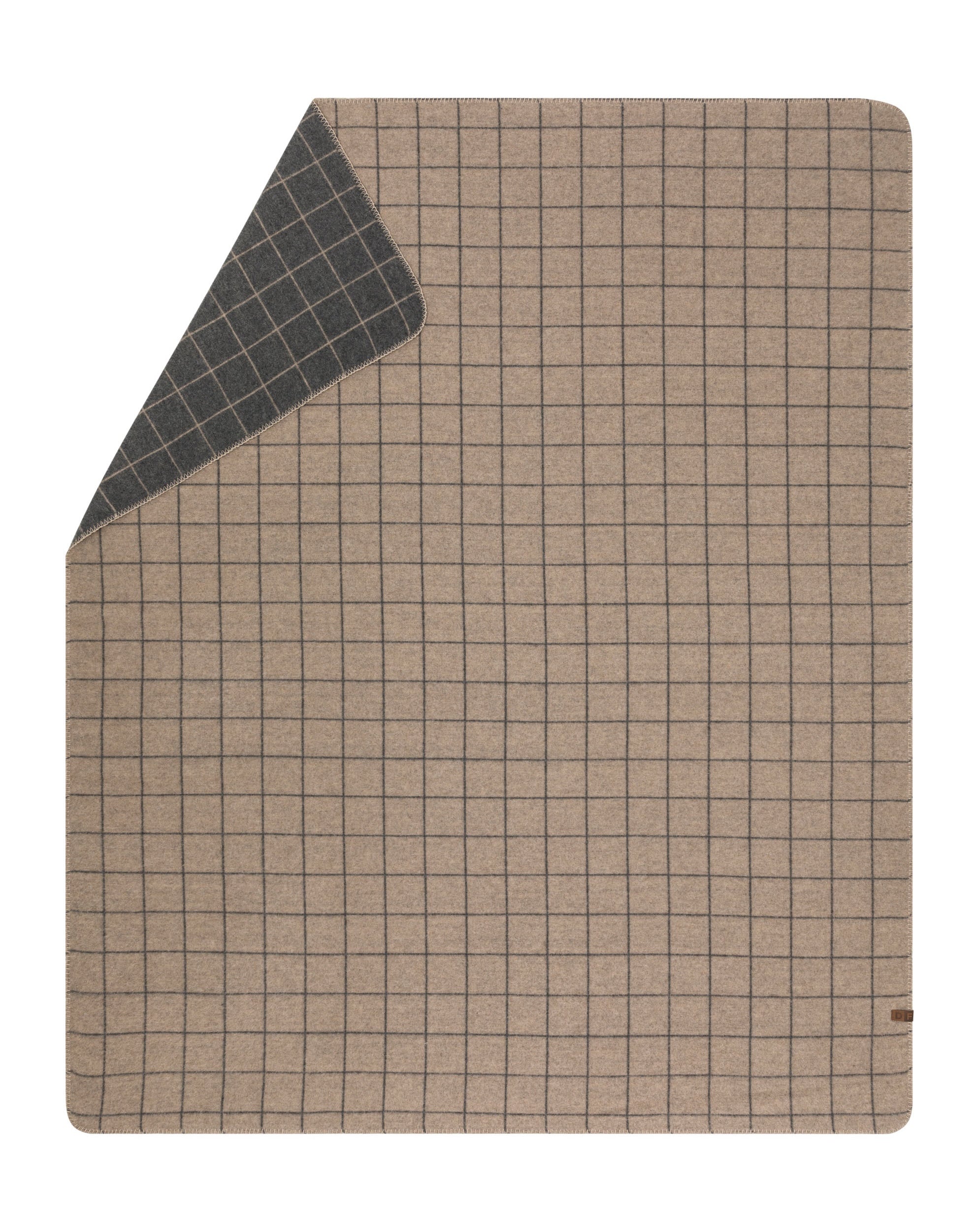 Merano Wool-Blend Throw - Plaid