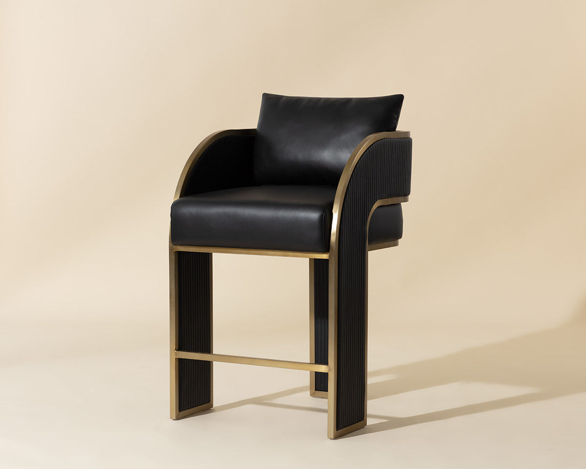 Baz Counter Stool - Napa Black