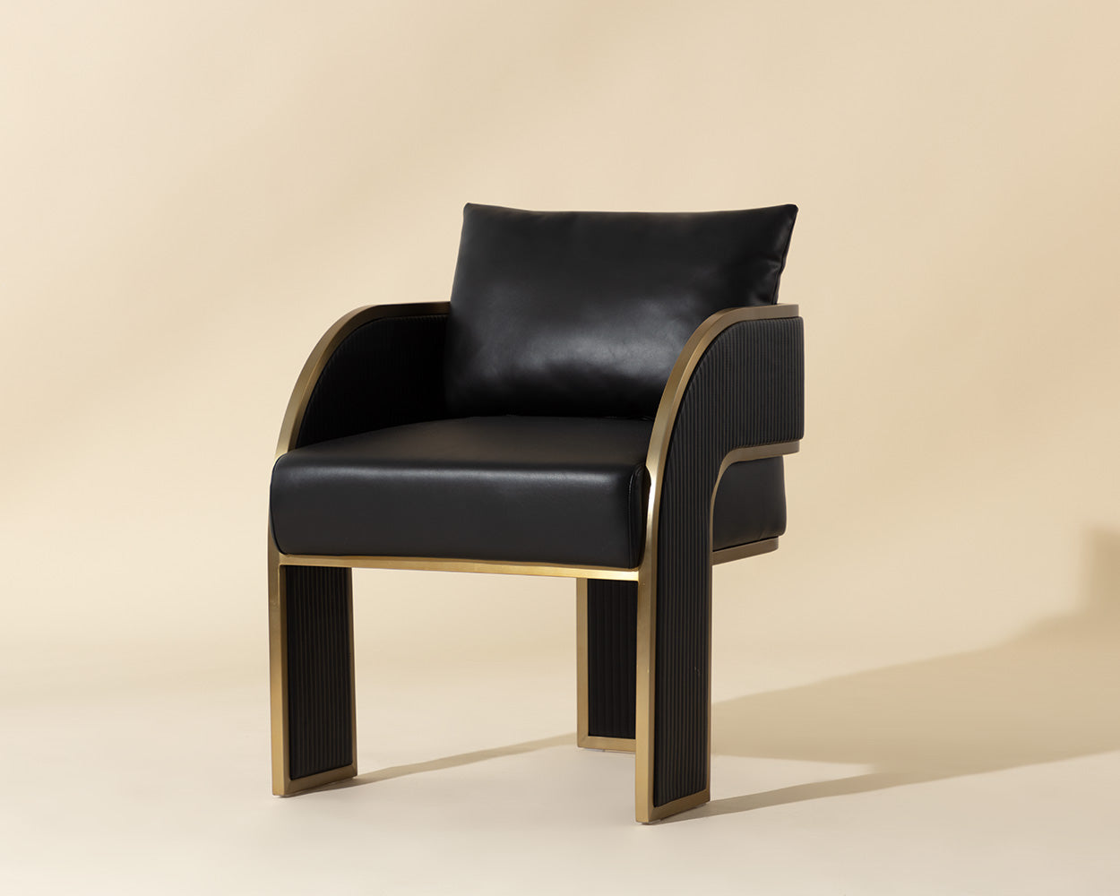 Baz Dining Armchair - Napa Black