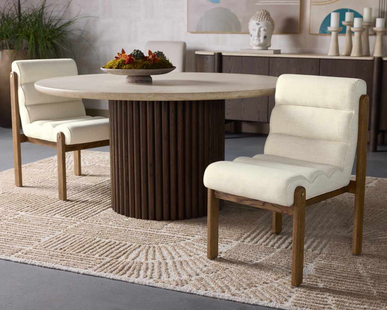 BERTIE DINING CHAIR - GERALT LINEN