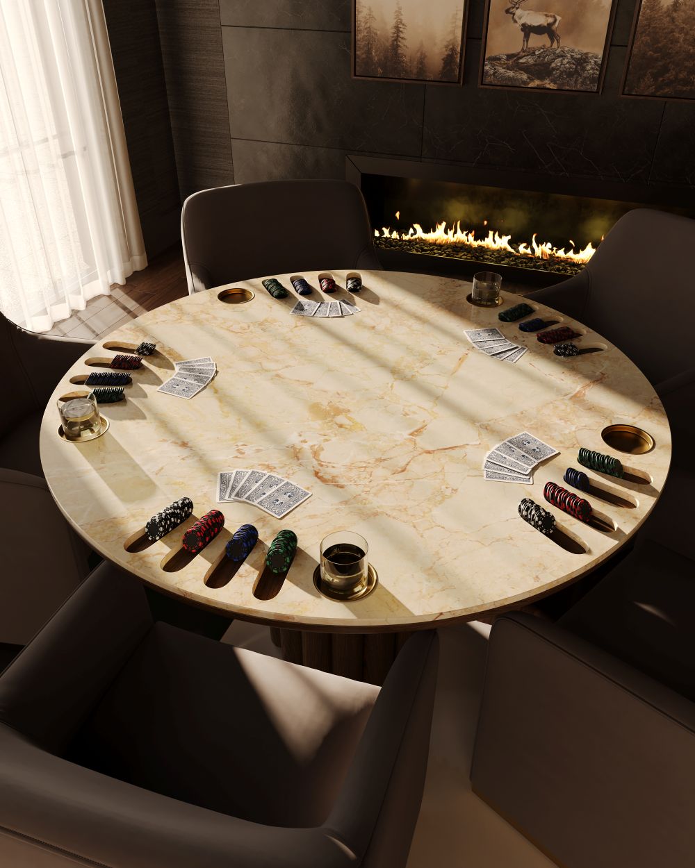 Sinclair Poker Table