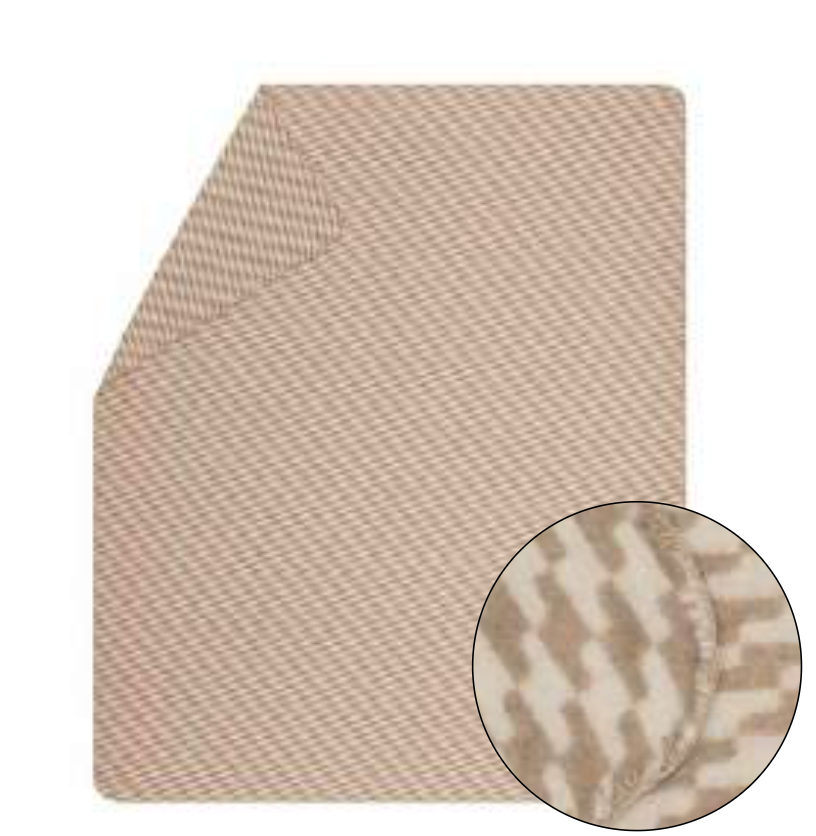 Merano Wool-Blend Throw - Pattern